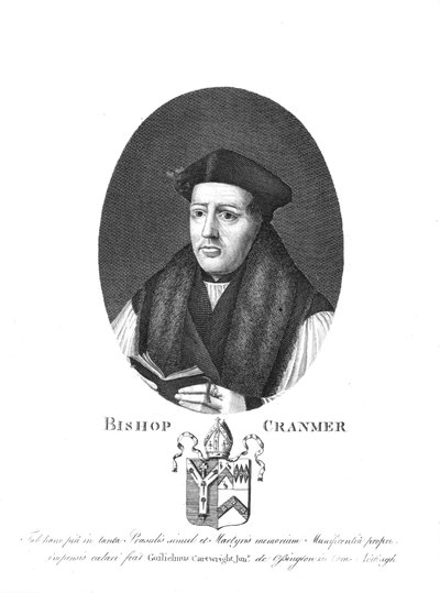 Bischof Cranmer, 18. Jahrhundert von Unbekannt