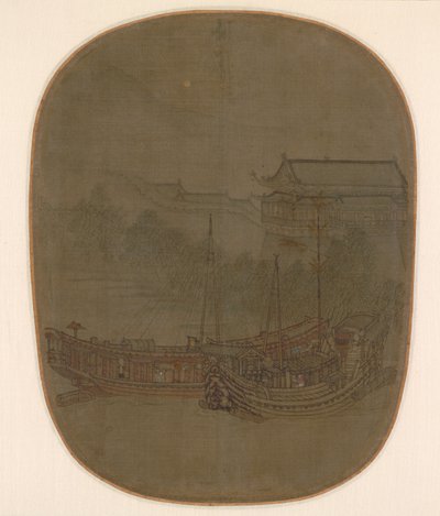 Boote vor Anker, 1150-1200 von Unbekannt