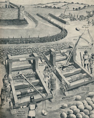 Bombardierung einer Festung in sächsischen Zeiten, ca. 1934 von Unbekannt