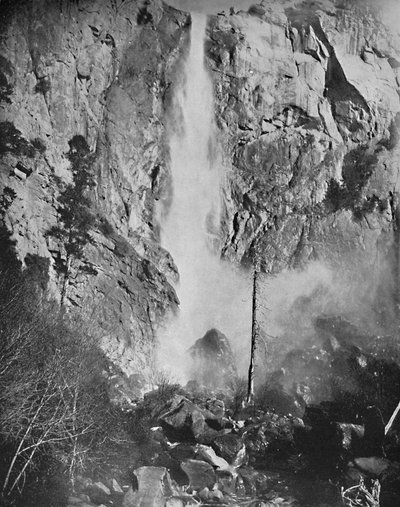 Bridal Veil Fall, Yosemite, Kalifornien, um 1897 von Unbekannt
