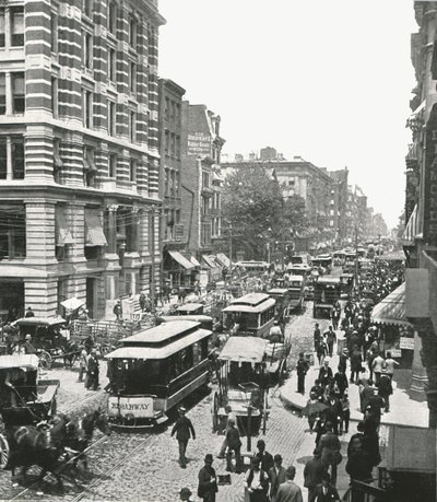 Broadway, New York, USA, 1895 von Unbekannt