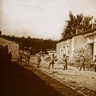 Bau von Verteidigungen, 1914-1918 von Unbekannt