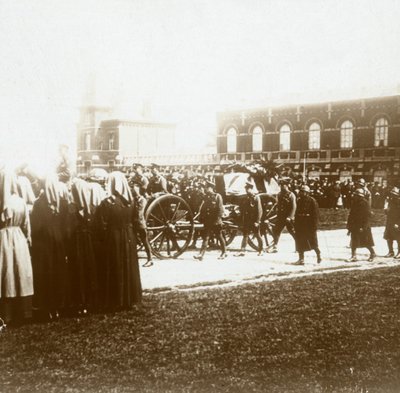 Beerdigung von Edith Cavell, Brüssel, Belgien, 1915 von Unbekannt