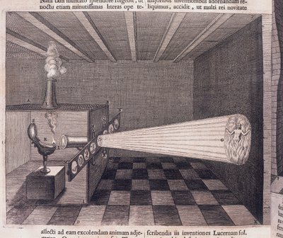 Camera obscura, 1646 von Unbekannt