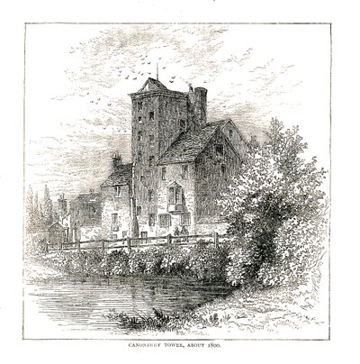 Canonbury Tower um 1800, 1878 von Unbekannt