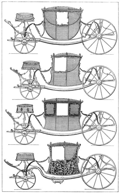 Kutschen, 1885 von Unbekannt