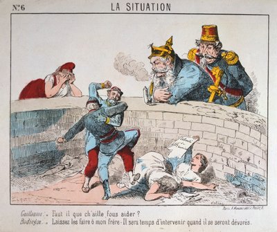Karikatur, Pariser Kommune, 1871 von Unbekannt