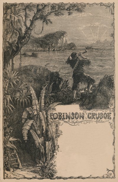 Cassells Robinson Crusoe, ca. 1870 von Unbekannt