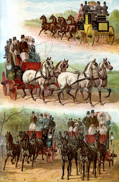 Berühmte Teams im Park, 1887 von Unbekannt