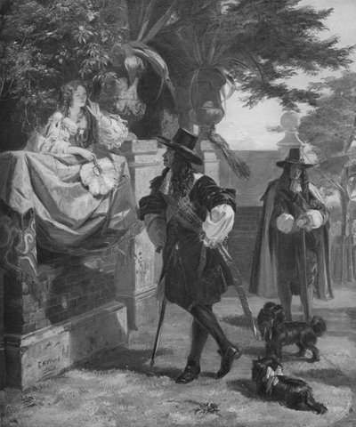 Charles II. und Nell Gwynn, 17. Jahrhundert 1905 von Unbekannt