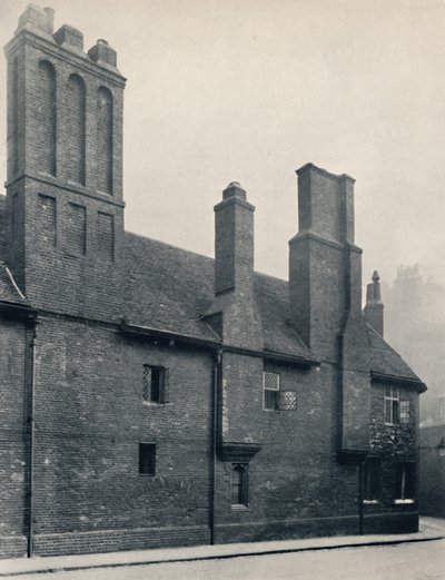 Charterhouse. Waschhaus-Hof, Außenansicht, Westfront von Unbekannt