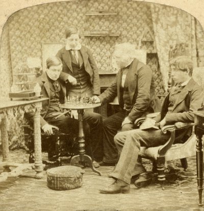 Schach, 1850er Jahre von Unbekannt