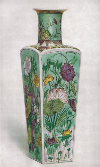 Chinesische Keulenförmige Vase. Kang Hsi Periode, 1661-1722, 1928 von Unbekannt