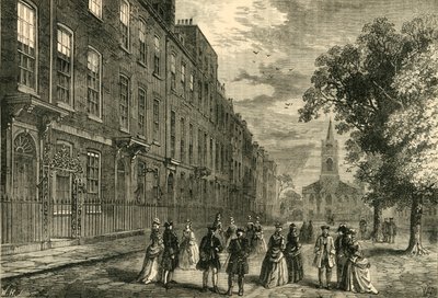 Church Row, Hampstead, 1750 von Unbekannt