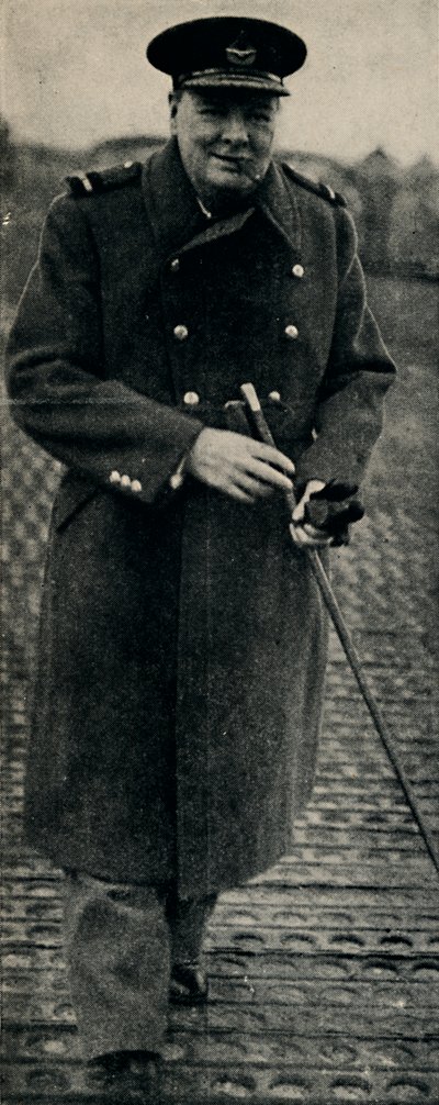 Churchill als Flieger, ca. 1945 von Unbekannt