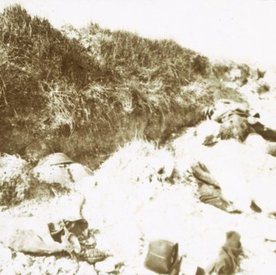 Clery nach dem Angriff, Frankreich, ca. 1914-1918 von Unbekannt
