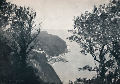 Clovelly - Blick von Hobby Drive, 1895 von Unbekannt