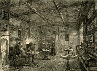 Kaffeeraum am St. Johns Gate, ca. 1872 von Unbekannt