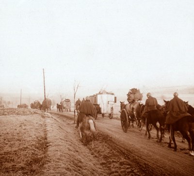 Konvoi, Genicourt, Nordfrankreich, 1916 von Unbekannt