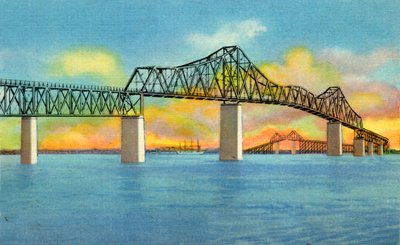 Cooper River Bridge, Charleston, S.C., 1942 von Unbekannt