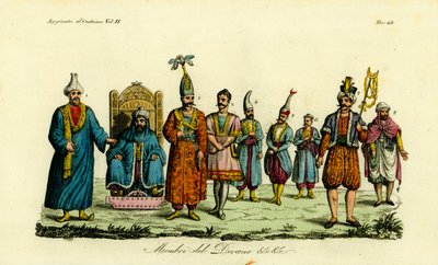 Kostüme der Berberbeamten von Tunesien von Unbekannt