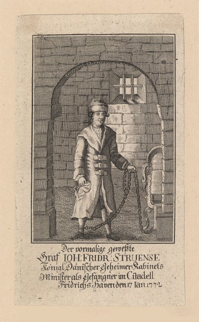 Graf Johann Friedrich Struensee von Unbekannt