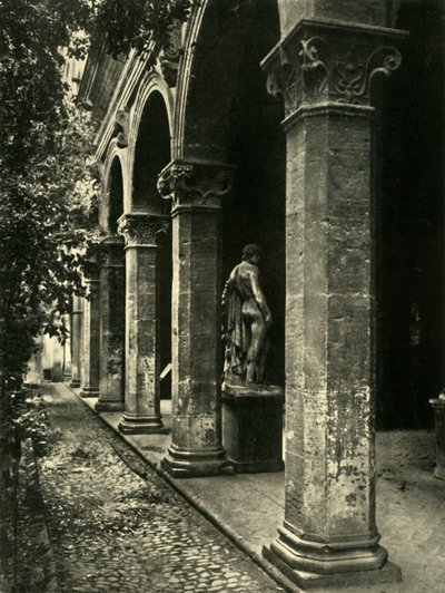 Hof des Palazzetto Venezia, Rom, Italien, 1908 von Unbekannt