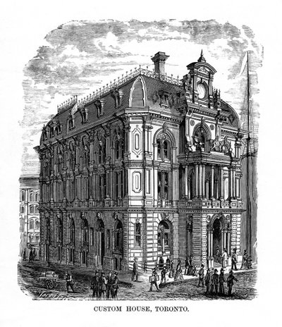 Zollhaus, Toronto, Ontario, Kanada, 19. Jahrhundert von Unbekannt