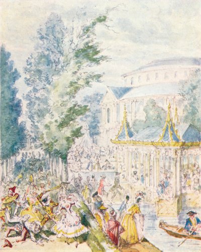 Tagesmaskerade in den Ranelagh Gardens, 1842, 1903 von Unbekannt