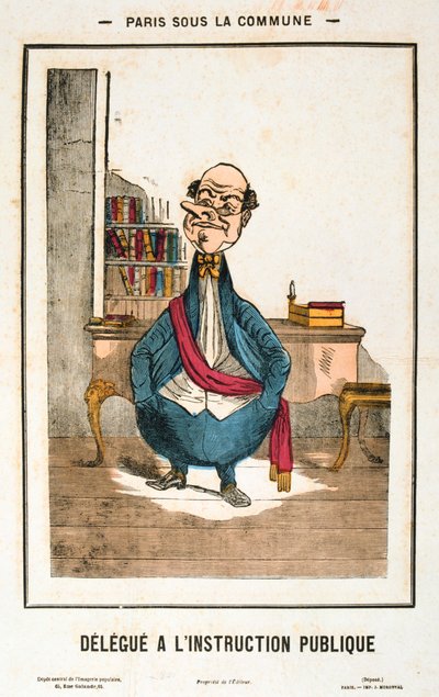 Delegierter für öffentliche Bildung, Pariser Kommune, 1871 von Unbekannt