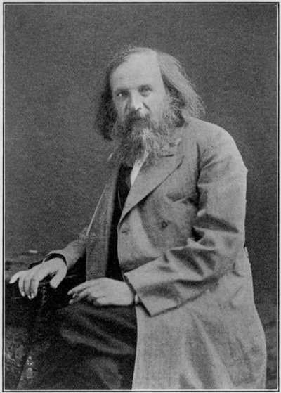 Dmitri Iwanowitsch Mendelejew 1834-1907, russischer Chemiker, um 1900er Jahre von Unbekannt