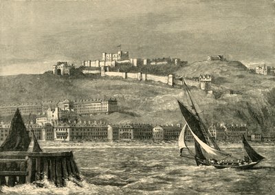 Dover vom Meer aus von Unbekannt