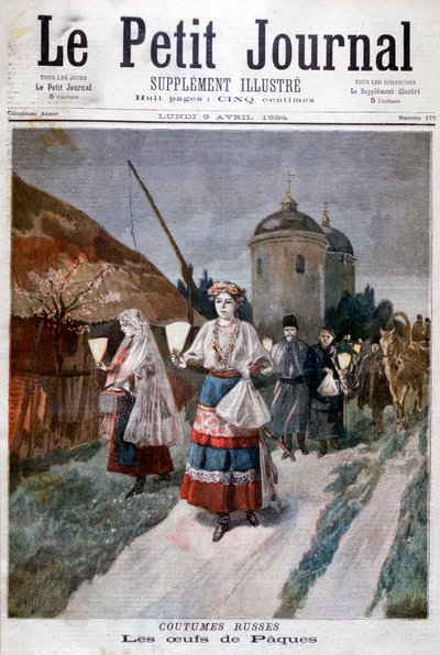 Ostern in Russland, 1894 von Unbekannt