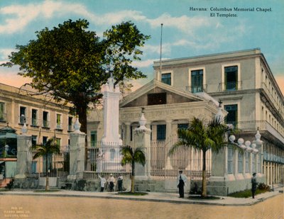 El Templete, Havanna, Kuba, ca. 1920 von Unbekannt