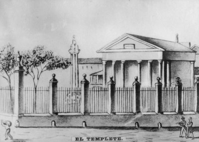 El Templete, Plaza de Armas, Havanna, Kuba, ca. 1910 von Unbekannt