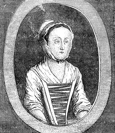 Eliza Canning aus dem Leben, um 1753 von Unbekannt
