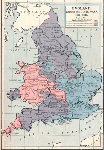 England während des Bürgerkriegs, 1642-1649 von Unbekannt