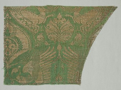 Exotische Goldmuster-Seide, 1360-1400 von Unbekannt