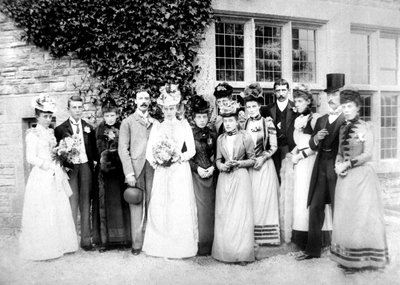 Familienfoto, ca. 1882 von Unbekannt
