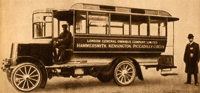 Erster L.G.O.C. Motorbus, 1904, 1933 von Unbekannt