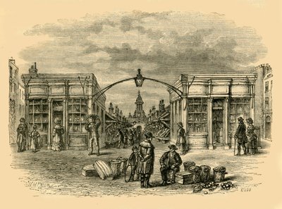 Fleet Market, um 1872 von Unbekannt