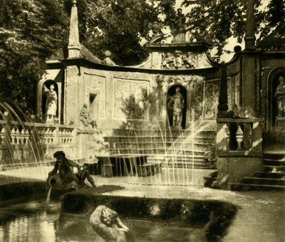 Brunnen, Schloss Hellbrunn, Salzburg, Österreich, ca. 1935 von Unbekannt