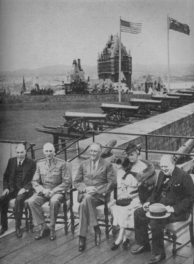 Vierte Churchill-Roosevelt-Konferenz, 1943-44 von Unbekannt