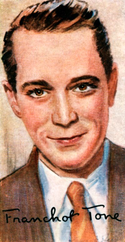 Franchot Tone, amerikanischer Schauspieler von Unbekannt