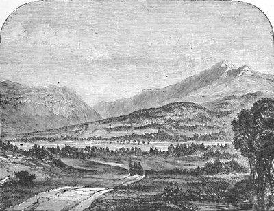 Franconia Mountains, von Thornton, 1883 von Unbekannt