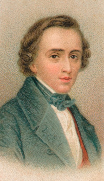 Frédéric François Chopin, polnischer Komponist von Unbekannt