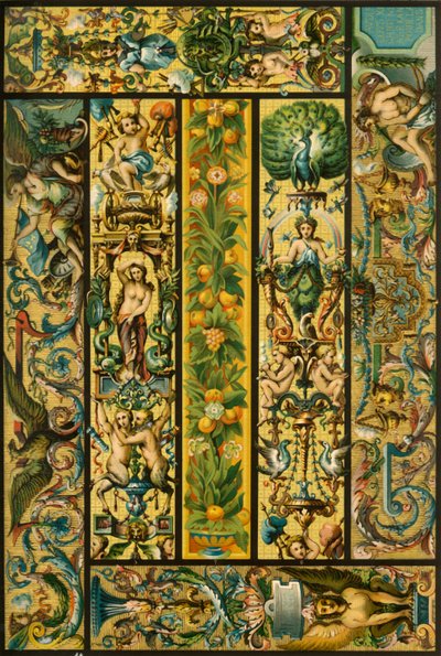 Französische Renaissance-Gobelins, 1898 von Unbekannt