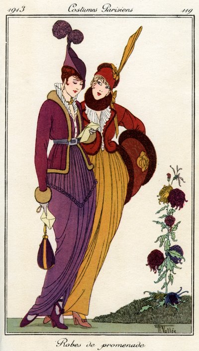 Französische Mode des 20. Jahrhunderts, 1913 1938 von Unbekannt