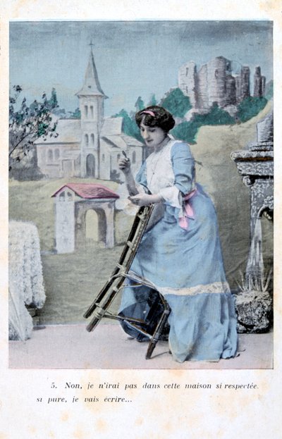 Französische Postkarte, um 1900 von Unbekannt