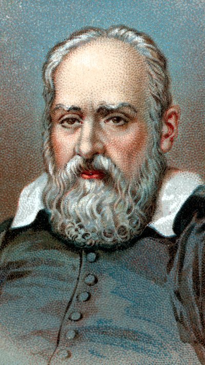 Galileo Galilei, italienischer Astronom und Mathematiker, um 1630er Jahre von Unbekannt